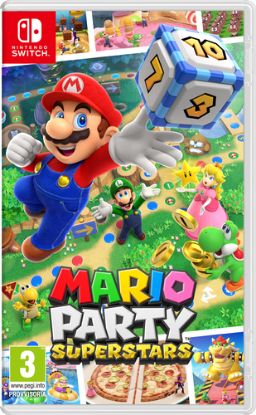 Immagine di Nintendo Mario Party Superstars Standard Cinese semplificato, Cinese tradizionale, Tedesca, DUT, Inglese, ESP, Francese, ITA, Giapponese, Coreano, Russo Nintendo Switch