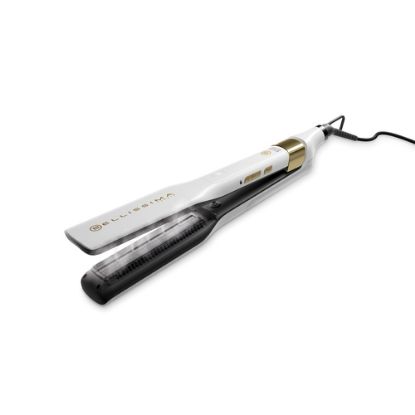 Immagine di Bellissima Steam Elixir, Piastra a Vapore, Capelli lisci in Una Sola Passata Senza Danni, Rivestimento in Ceramica e Olio Argan, Rapido Riscaldamento, 4 Temperature, Tappetino Termoresistente