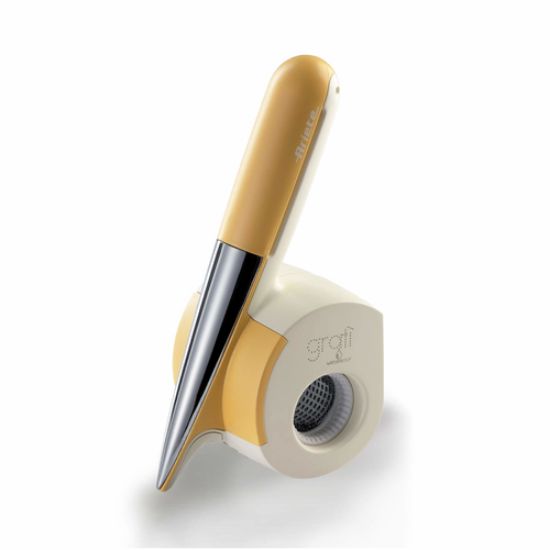 Immagine di Ariete 457 Gratì Waterproof - Grattugia elettrica Impermeabile - Senza filo - Lavabile sotto acqua corrente - 2 rulli Acciaio Inox - Bianco e Giallo