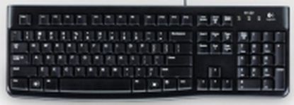 Immagine di Logitech K120 Tastiera con Cavo per Windows, USB Plug-and-Play, Dimensioni Standard, Resistente agli Schizzi, Barra Spaziatrice Curva, Compatibile con PC, Laptop