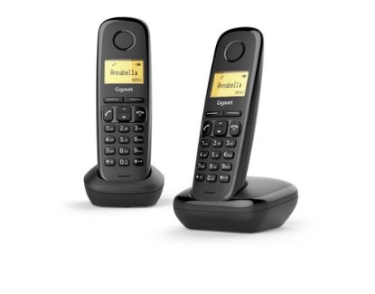 Immagine di Gigaset A170 Duo Telefono analogico/DECT Identificatore di chiamata Nero