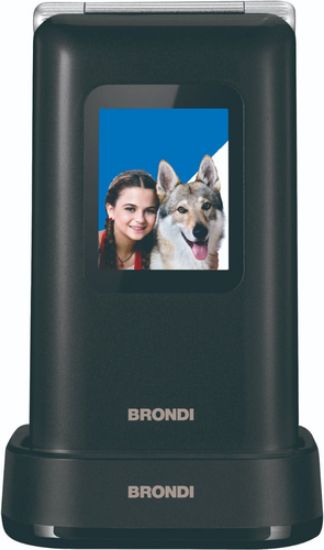 Immagine di Brondi Amico Prezioso 4,5 cm (1.77") Nero, Metallico Telefono cellulare basico