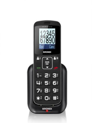 Immagine di Brondi Amico Home 4,5 cm (1.77") 90 g Nero Telefono di livello base
