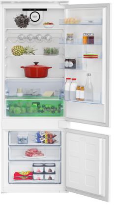 Immagine di Beko BCSE400E40SN frigorifero con congelatore Da incasso 400 L E Bianco