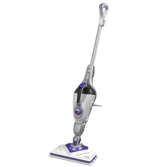 Immagine di Black & Decker BHSM1615DSM Pulitore a vapore Scopa a vapore 0,5 L 1600 W Viola, Bianco