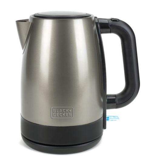 Immagine di Black & Decker BXKE2201E bollitore elettrico 1,7 L 2200 W Nero, Stainless steel