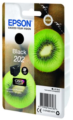 Immagine di Epson Kiwi 202 cartuccia inchiostro originale nero 1pz