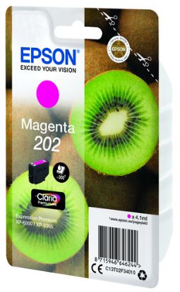 Immagine di Epson Kiwi Singlepack Magenta 202 Claria Premium Ink