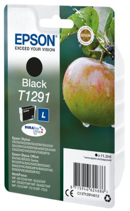 Immagine di Epson Apple Inchiostro nero singolo DURABrite Ultra Mela T1291
