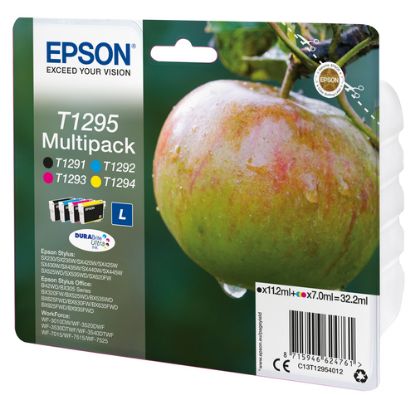 Immagine di Epson Apple Multipack 4 colori DURABrite Ultra Mela T1295