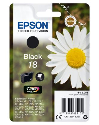 Immagine di Epson Daisy Cartuccia Margherita Nero Inchiostri Claria Home 18