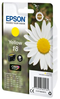 Immagine di Epson Daisy Inchiostro giallo singolo Claria Home Margherita 18