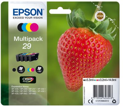 Immagine di Epson Strawberry Multipack Fragole 4 colori Inchiostri Claria Home 29