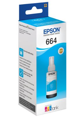 Immagine di Epson Flacone di inchiostro Ciano 664 EcoTank