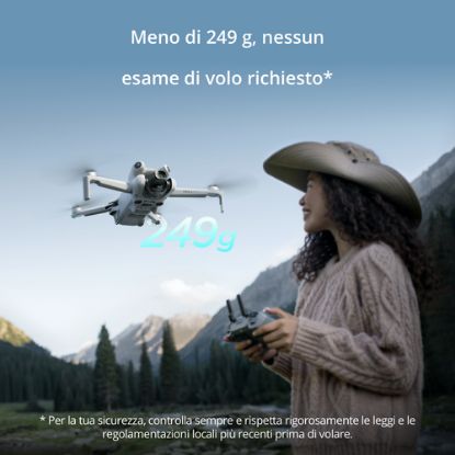 Immagine di DJI Mini 4 Pro Fly More Combo (RC 2) 4 rotori Quadrirotore 48 MP 3840 x 2160 Pixel 2590 mAh Nero, Bianco