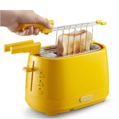 Immagine di CTLAP2203.Y TOSTAPANE 550W REG.TOSTATURA GIALLO ACC.SCALDA BR