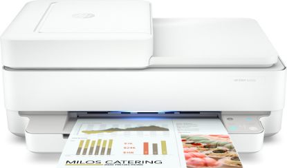 Immagine di HP ENVY Stampante multifunzione HP 6430e, Colore, Stampante per Casa, Stampa, copia, scansione, invio fax da mobile, wireless; HP+; idonea a HP Instant Ink; stampa da smartphone o tablet