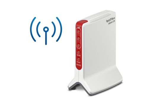 Immagine di FRITZ!Box 6820 LTE (v3) INT router wireless Gigabit Ethernet Banda singola (2.4 GHz) 4G Rosso, Bianco