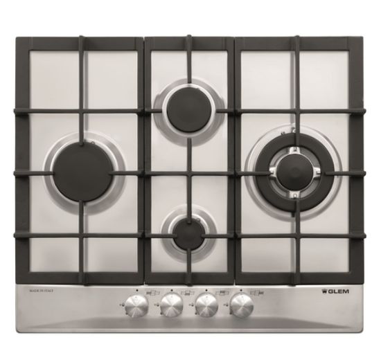 Immagine di GT645HIX PIANO COTTURA GAS 60CM 3F+1TC INOX