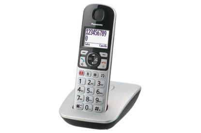 Immagine di Panasonic KX-TGE510JTS telefono Telefono DECT Identificatore di chiamata Argento
