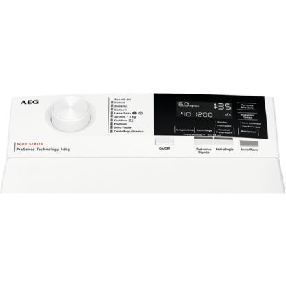 Immagine di AEG LTR6G62D lavatrice Caricamento dall'alto 6 kg 1151 Giri/min Bianco