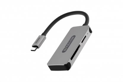 Immagine di Sitecom MD-066 lettore di schede USB 3.2 Gen 1 (3.1 Gen 1) Type-C Nero, Grigio