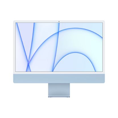Immagine di MJV93T/A IMAC 24" RETINA 4,5K M1 8-CORE CPU 7-CORE GPU 8GB/256GB - AZZURRO