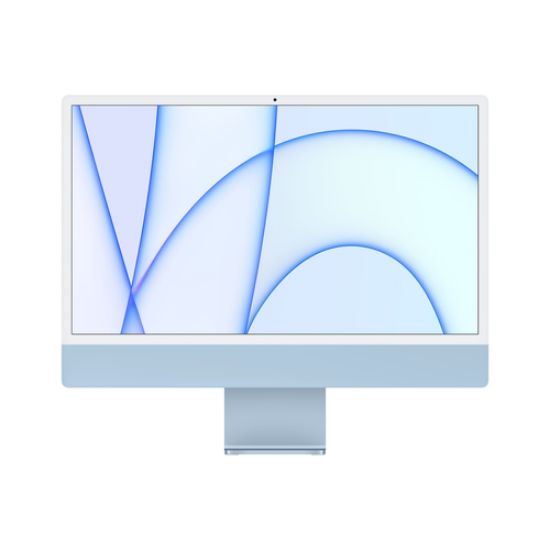 Immagine di MJV93T/A IMAC 24" RETINA 4,5K M1 8-CORE CPU 7-CORE GPU 8GB/256GB - AZZURRO