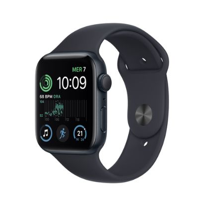 Immagine di MNK03TY/A APPLE WATCH SE GPS 44MM MIDNIGHT ALUMINIUM  WITHM