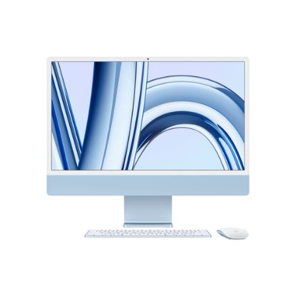 Immagine di Apple iMac con Retina 24'' Display 4.5K M3 chip con 8‑core CPU e 8‑core GPU, 256GB SSD - Blu