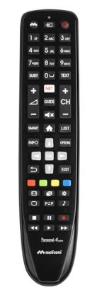 Immagine di Meliconi Gumbody Personal 4 plus telecomando IR Wireless TV Pulsanti