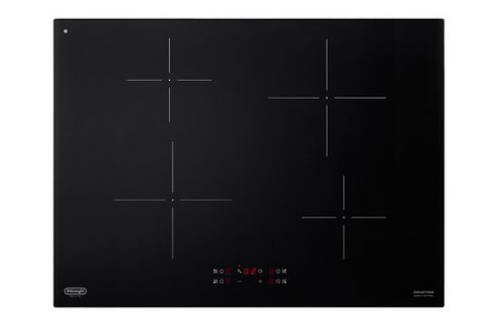 Immagine di PIN72 PIANO INDUZ 70CM 4Z NERO VANO INCASSO L 56 P 48 H 5,5