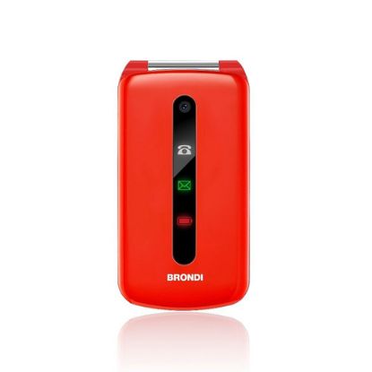 Immagine di Brondi President 7,62 cm (3") 130 g Rosso Telefono cellulare basico