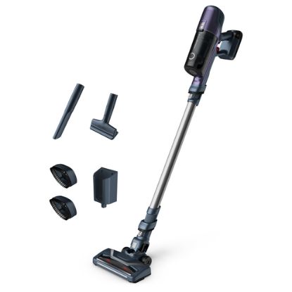 Immagine di Rowenta RH6837 Aspirapolvere a bastone 2 in 1 Batteria Secco Senza sacchetto 0,55 L Viola, Grigio