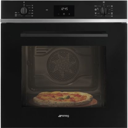Immagine di SF6400PZB FORNO 65LT MULTI8 A TERMOVENT NERO  PIZZA PIETRA