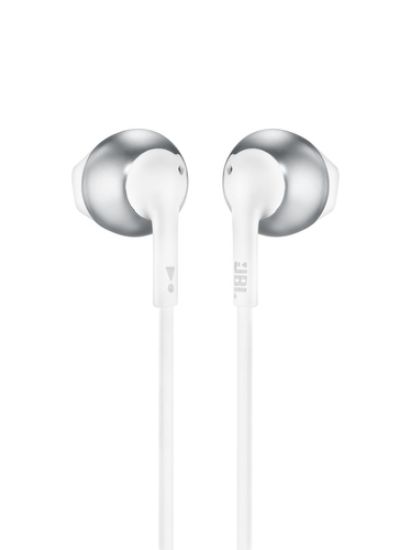 Immagine di JBL Tune 205 Auricolare Cablato In-ear Musica e Chiamate Cromo, Bianco