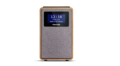 Immagine di Philips TAR5005/10 radio Orologio Digitale Grigio, Legno