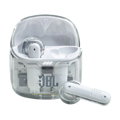 Immagine di JBL Tune Flex Ghost Edition Auricolare True Wireless Stereo (TWS) In-ear Musica e Chiamate Bluetooth Translucent, Bianco