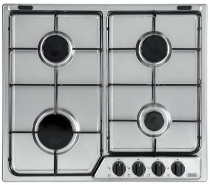 Immagine di De’Longhi YAF 46 ASV piano cottura Stainless steel Da incasso Gas 4 Fornello(i)