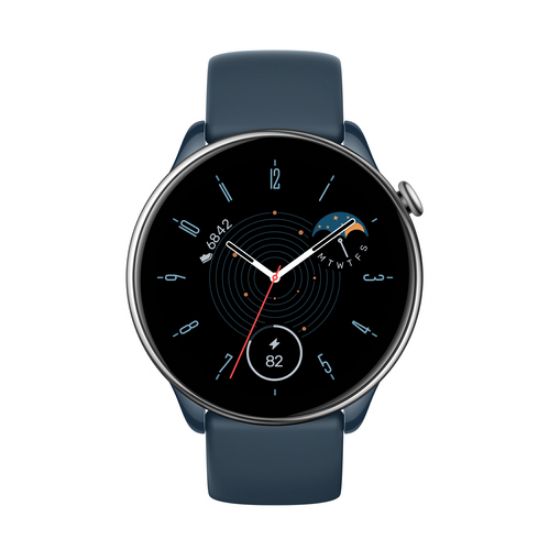 Immagine di Amazfit GTR Mini 3,25 cm (1.28") AMOLED 42 mm Digitale 416 x 416 Pixel Touch screen Blu, Argento GPS (satellitare)