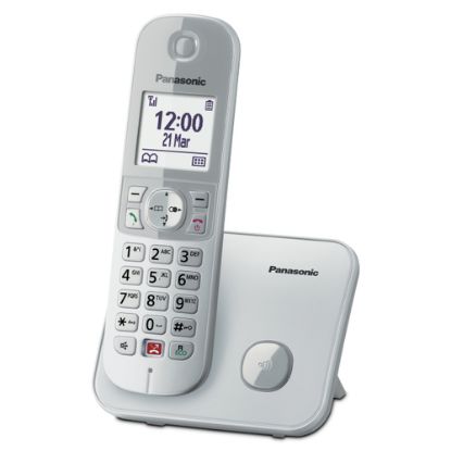 Immagine di Panasonic KX-TG6851JTS telefono Telefono DECT Identificatore di chiamata Argento