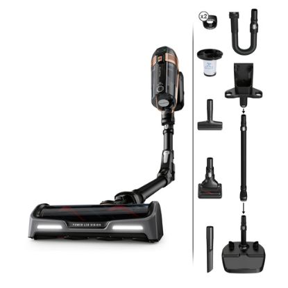Immagine di Rowenta X-Force RH99F1 Aspirapolvere a bastone 2 in 1 Batteria Secco HEPA Senza sacchetto 0,9 L Nero, Grigio