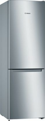 Immagine di Bosch Serie 2 KGN36NLEA Frigorifero combinato da libera installazione 186 x 60 cm Metal look Classe E