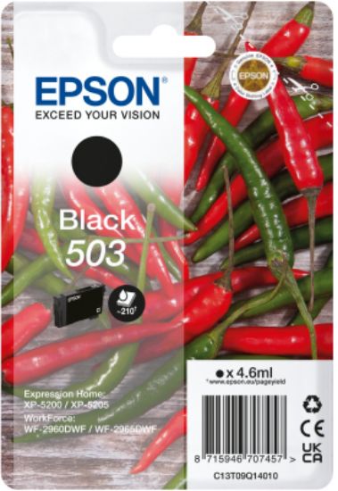 Immagine di Epson 503 cartuccia d'inchiostro 1 pz Originale Resa standard Nero