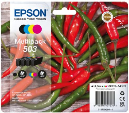 Immagine di Epson 503 cartuccia d'inchiostro 4 pz Originale Resa standard Nero, Ciano, Magenta, Giallo