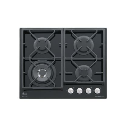 Immagine di Glem Gas GV64TXBK piano cottura Nero Da incasso 60 cm 4 Fornello(i)