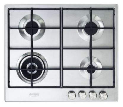 Immagine di De’Longhi SLF 460 LX piano cottura Acciaio inox Da incasso 60 cm Gas 4 Fornello(i)