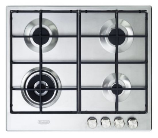 Immagine di De’Longhi SLF 460 LX piano cottura Acciaio inox Da incasso 60 cm Gas 4 Fornello(i)