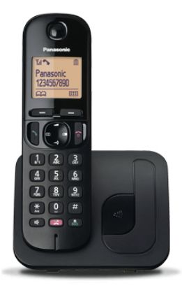 Immagine di Panasonic KX-TGC250JTB telefono Telefono DECT Identificatore di chiamata Nero