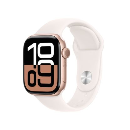 Immagine di MWWH3QL/A WATCH S10 42MM R.GOLD ALU CASE+LIGHT BLUSH SP.BAN